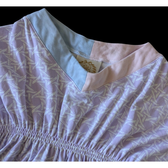 The Beaufort Bonnet Company TBBC Tabby Tunic Swim Cover Up Top Size 7 Purple - Picture 5 of 7